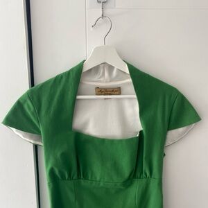 Vintage Anya Ponorovskaya Green Dress size 8